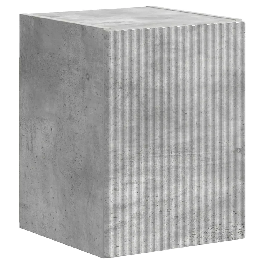 Ensemble meuble TV 5 pcs Gris béton Bois d'ingénierie - 7