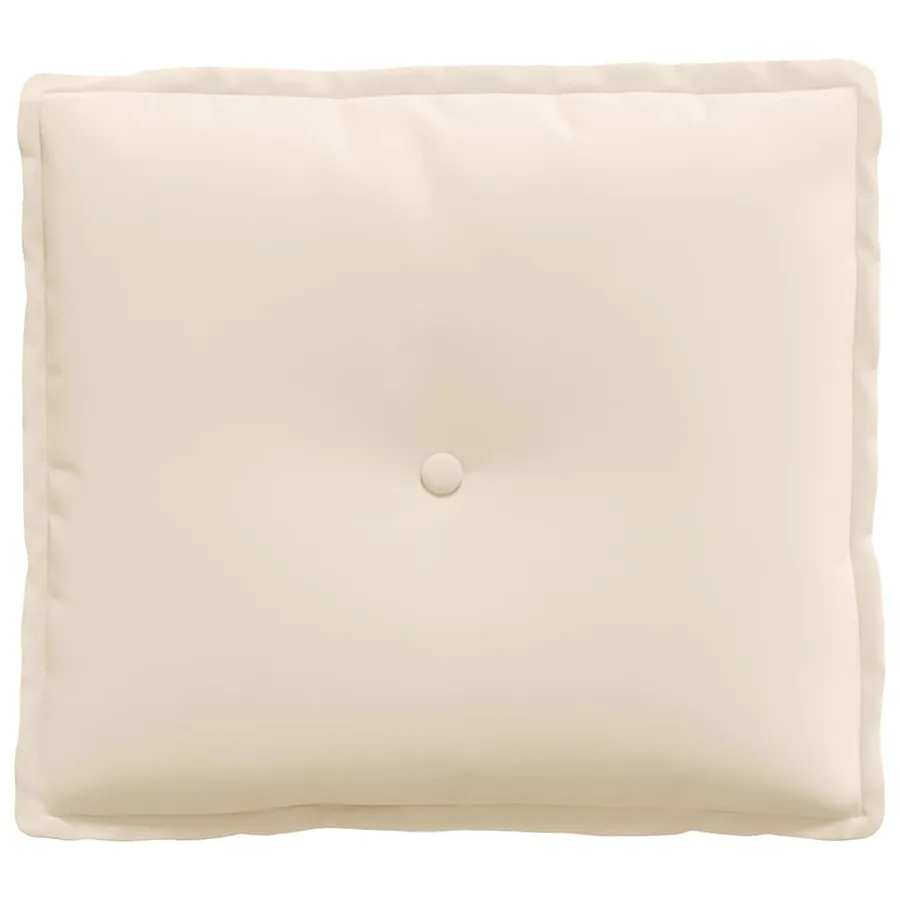 Coussin de Dos Beige 50 x 45 cm Tissu en microfibre - 5