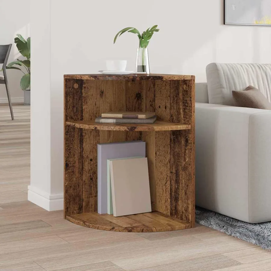 Table d'appoint Bois ancien 39,7 x 39,7 x 60 cm - 4
