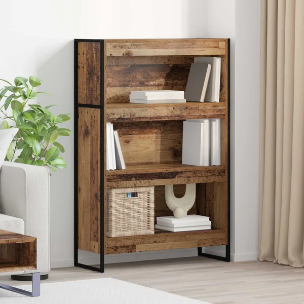 Bibliothèque Bois Ancien 80 x 30 x 121 cm Bois d'ingénierie