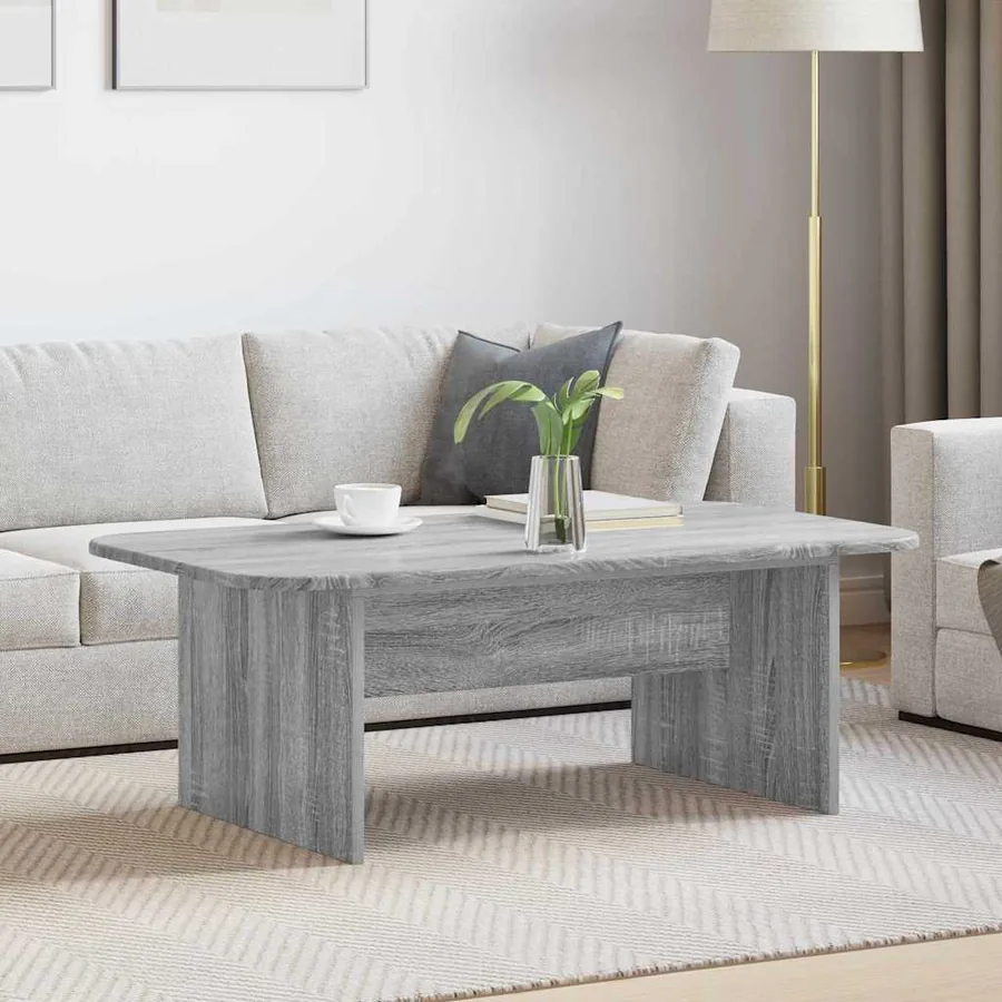 Table basse Gris Sonoma 93 x 53 x 33 cm Bois d'ingénierie
