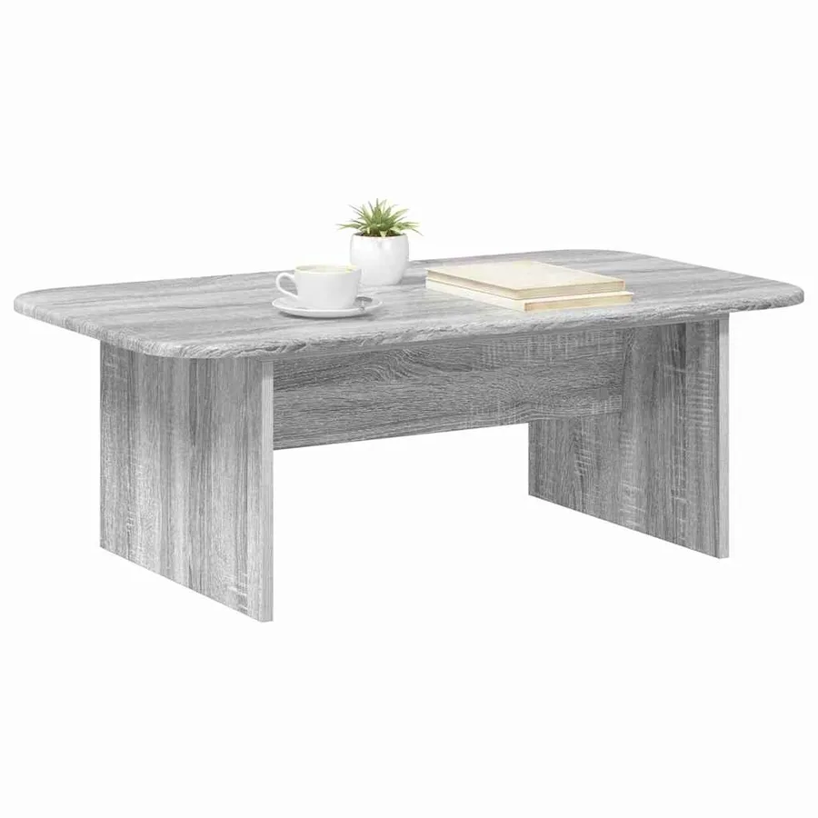 Table basse Gris Sonoma 93 x 53 x 33 cm Bois d'ingénierie - 3