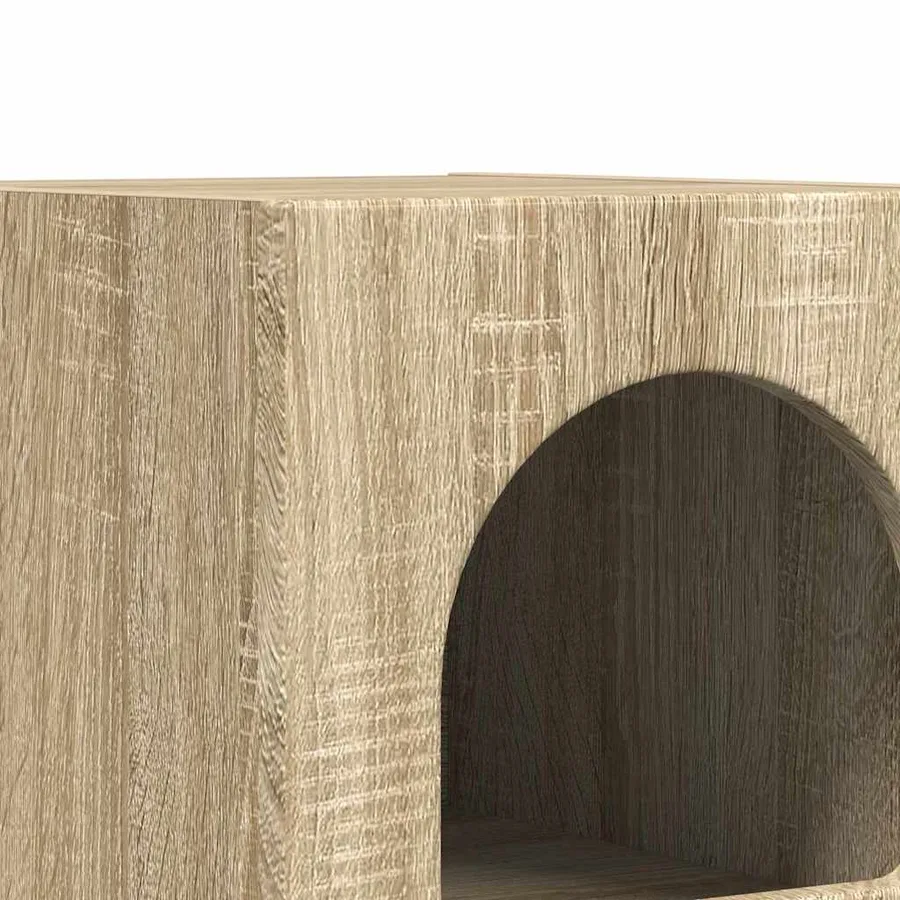 Table de chevet ELST Chêne Sonoma 29,5 x 33,5 x 50 cm - 7