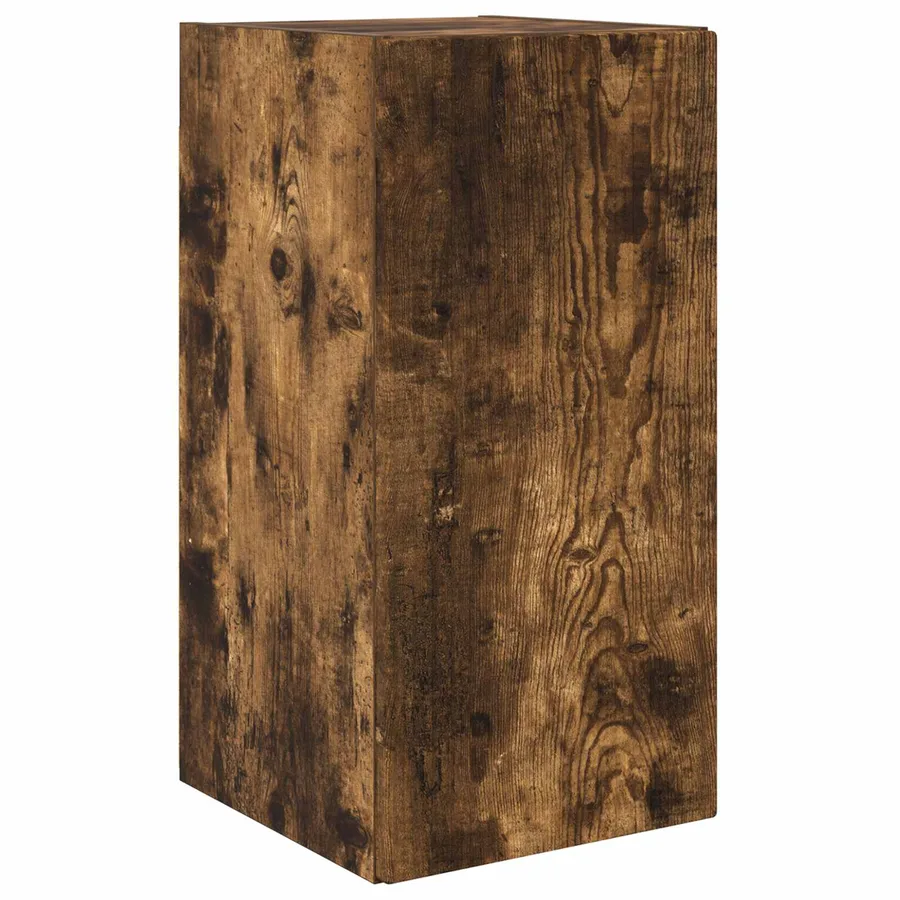 Ensemble de meuble TV mural 4 pcs Chêne fumé Bois d'ingénierie - 5
