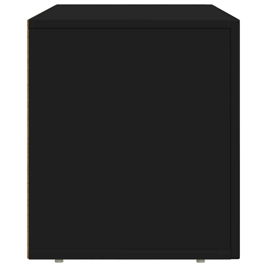 Meuble TV ELST 80 x 35 x 40 cm Noir Bois d'ingénierie - 6