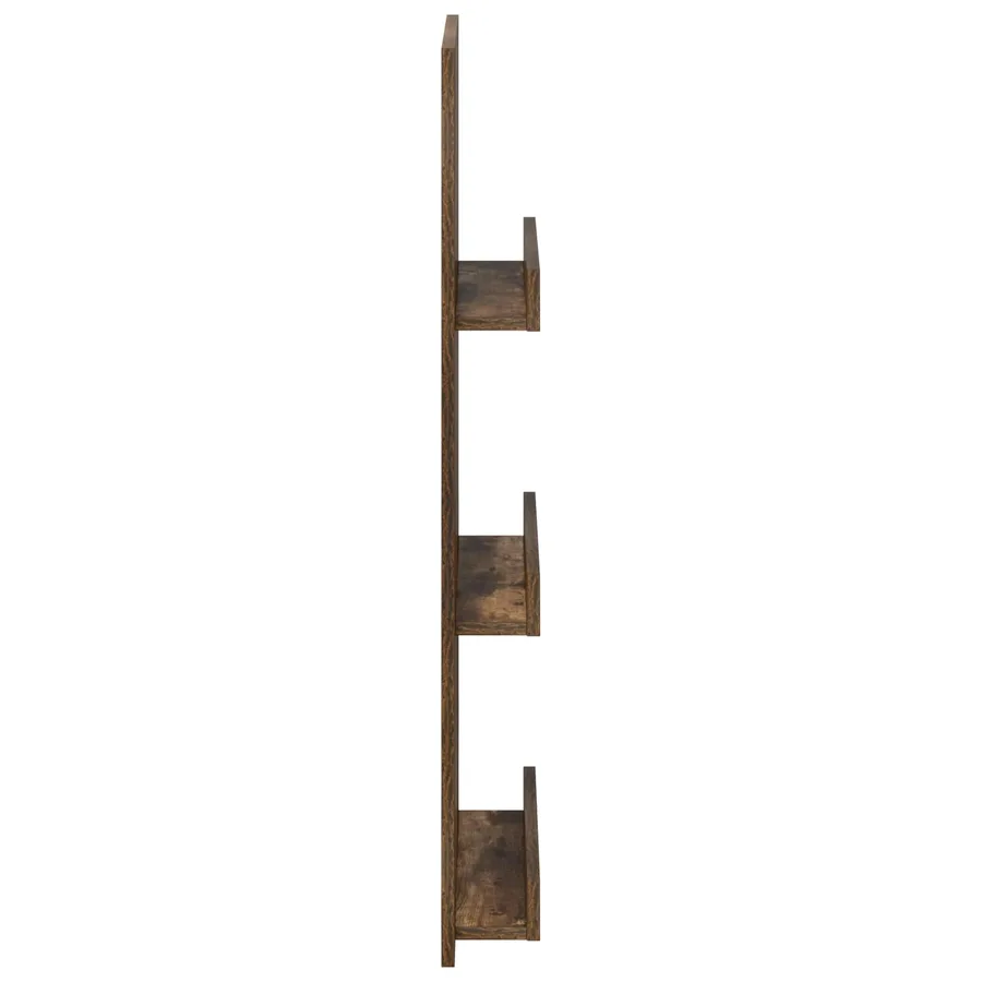 Étagère à magazines avec étagère Chêne fumé 43 x 11 x 102 cm - 6