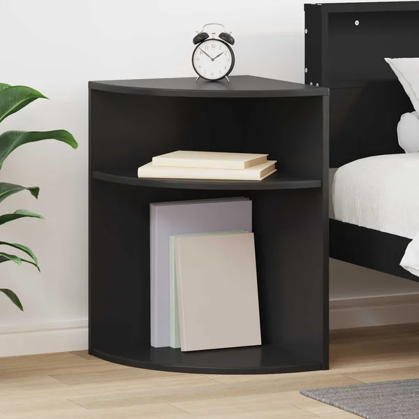 Table d'appoint Noir 39,7 x 39,7 x 60 cm Bois d'ingénierie