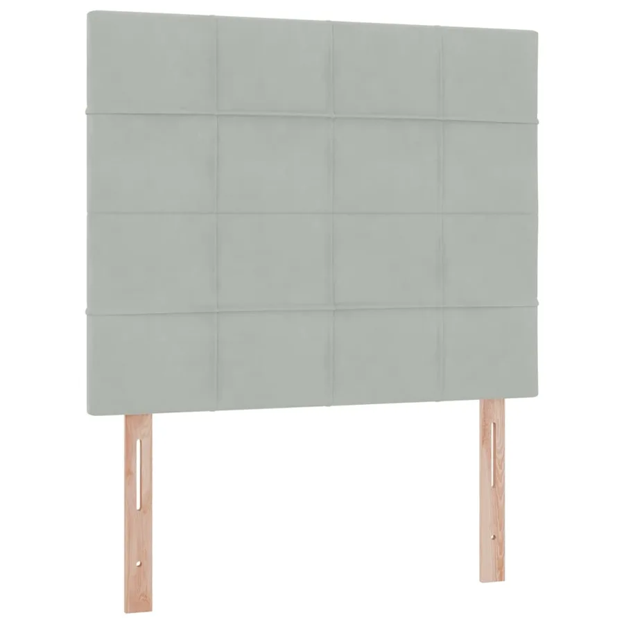 Lit de rangement LED avec matelas Gris clair 120 x 200 cm - 10