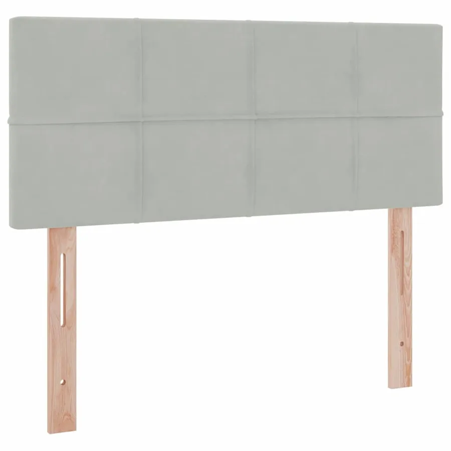 Lit de rangement LED avec matelas Gris clair 120 x 200 cm - 10