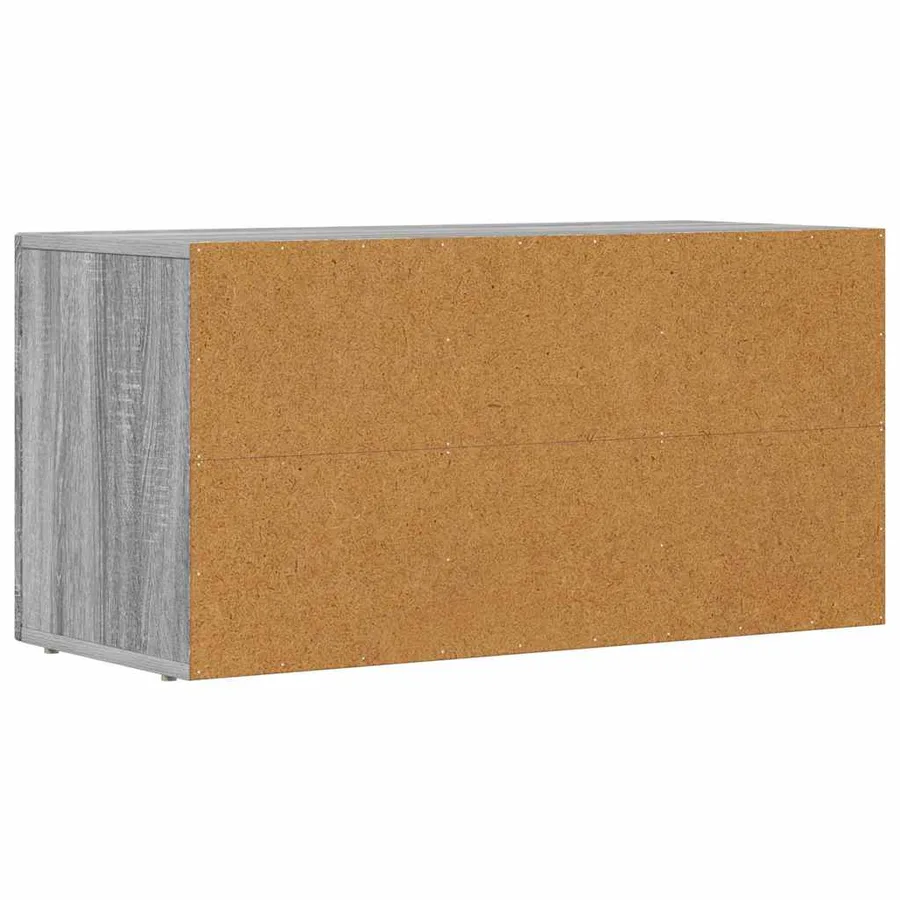 Meuble TV ELST 80 x 35 x 40 cm Gris Sonoma Bois d'ingénierie - 7
