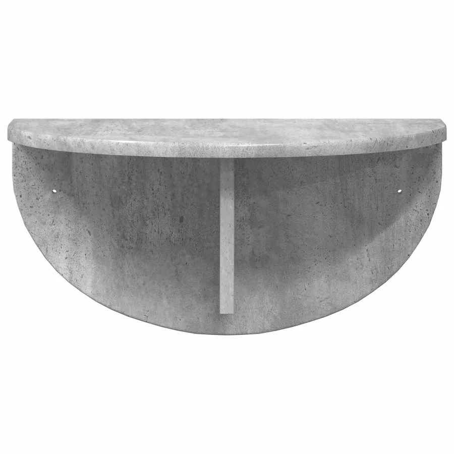 Étagère Murale Gris béton 48 x 24 x 24 cm Bois d'ingénierie - 5