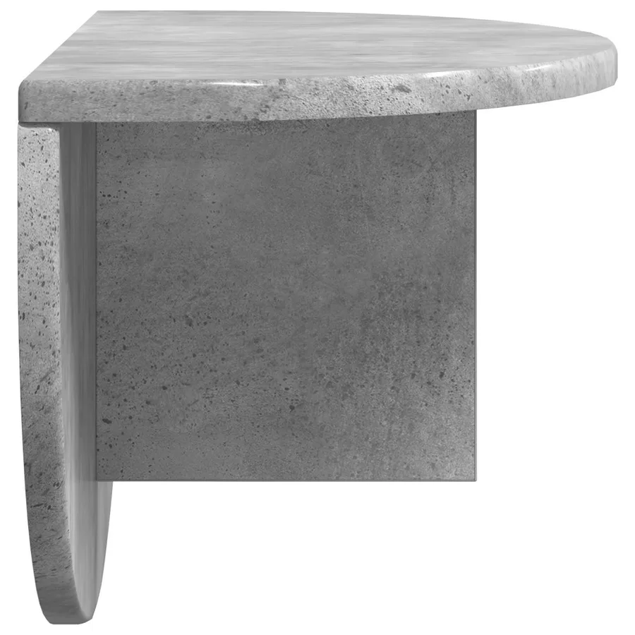 Étagère Murale Gris béton 48 x 24 x 24 cm Bois d'ingénierie - 6