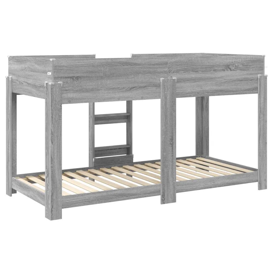 Lit Superposé pour Enfants Gris Sonoma 80 x 200 cm - 7