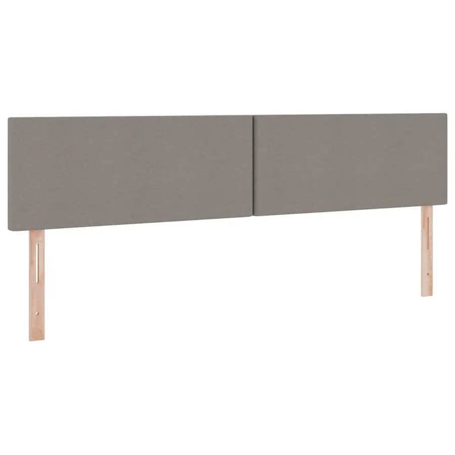 Lit de rangement LED avec matelas Taupe 200 x 200 cm Tissu - 9