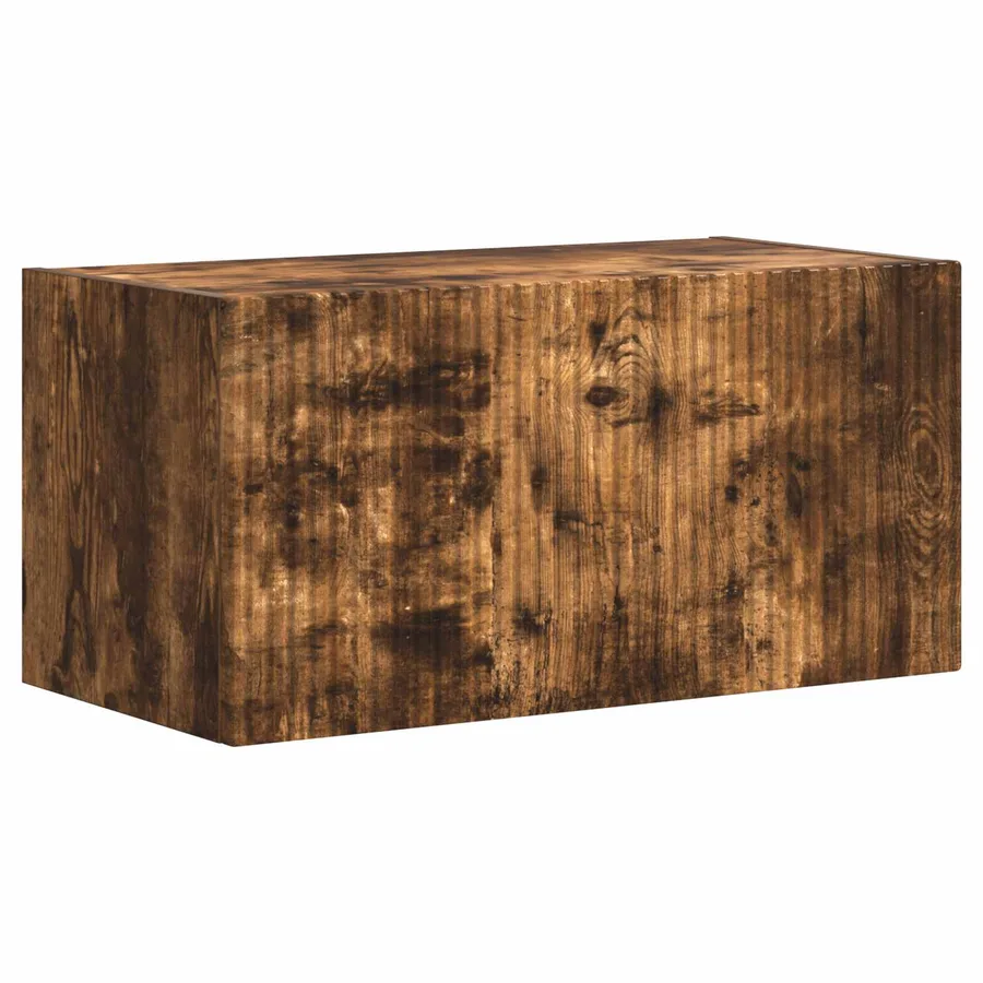 Ensemble meuble TV 4 pcs Chêne fumé Bois d'ingénierie - 5