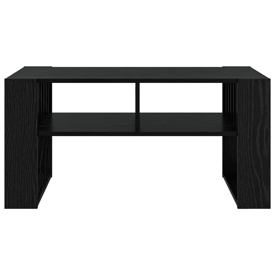 Table basse Chêne noir 92 x 49,5 x 45 cm Bois d'ingénierie - 5
