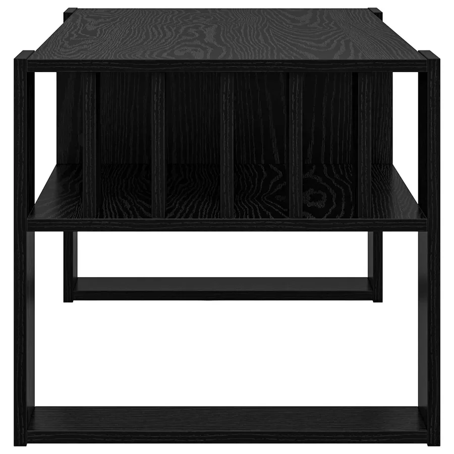 Table basse Chêne noir 92 x 49,5 x 45 cm Bois d'ingénierie - 6