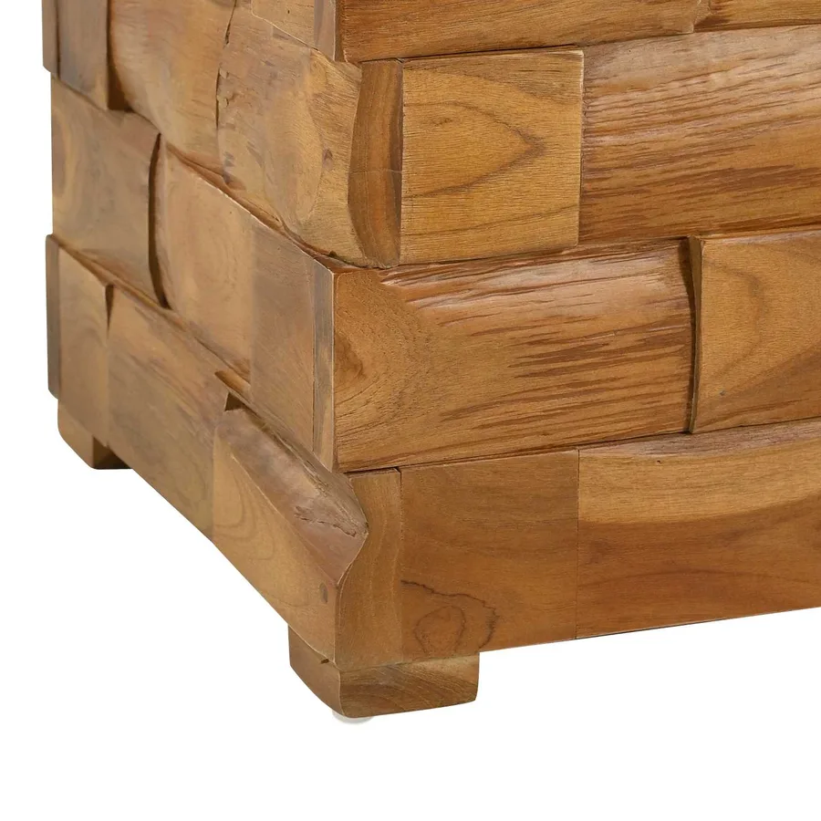Tabouret de Rangement Marron 40 x 40 x 45 cm - 7