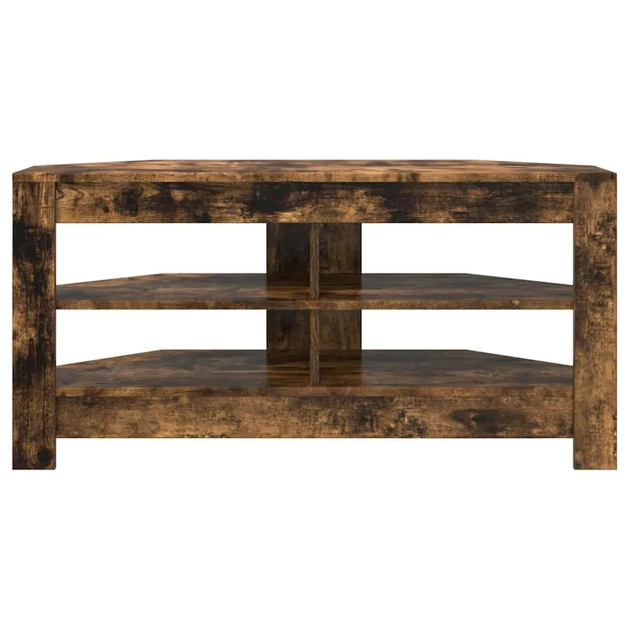 MeubleTVd'Angle Chêne fumé 102 x 40,5 x 45 cm Bois d'ingénierie - 5