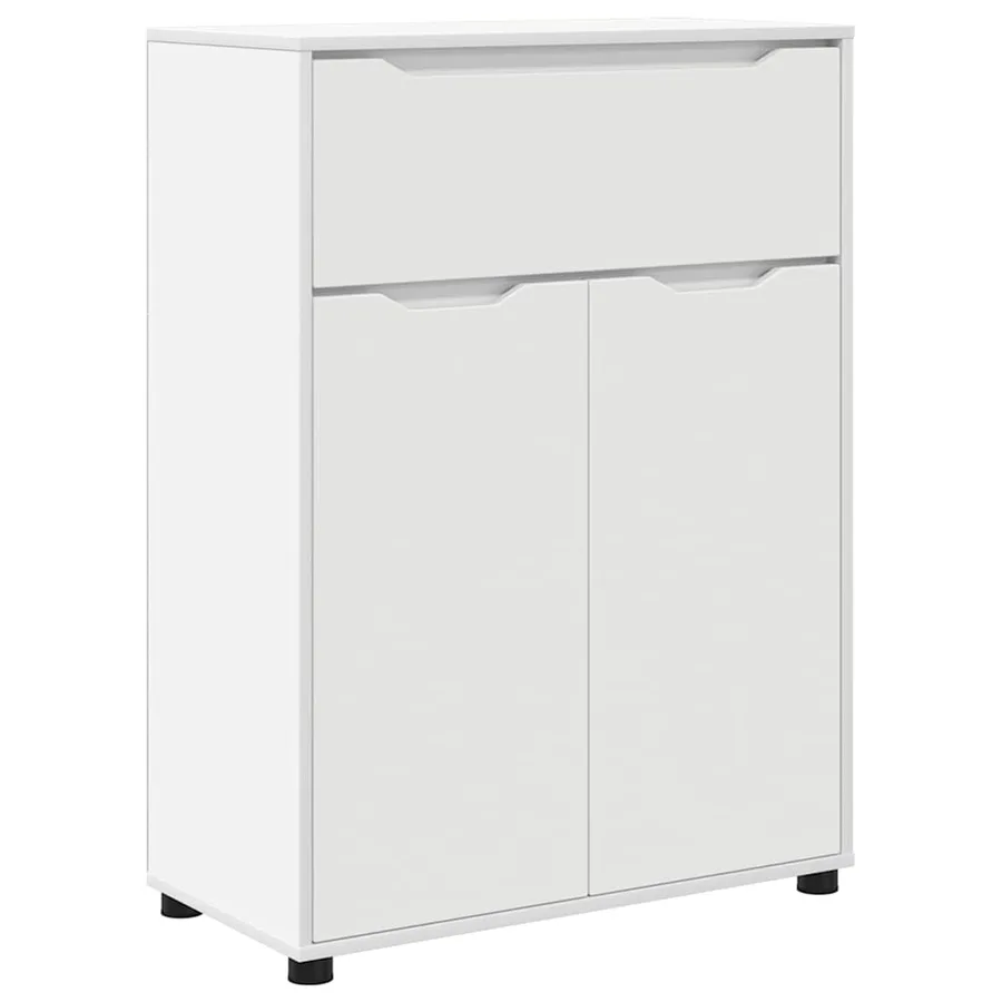 Ensemble de mobilier de salle de bain avec tiroir 3 pcs Blanc - 7