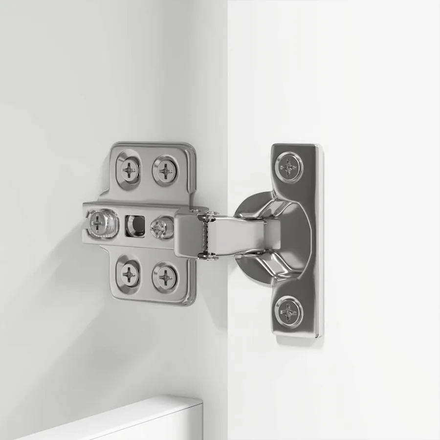 Ensemble de mobilier de salle de bain avec tiroir 3 pcs Blanc - 9