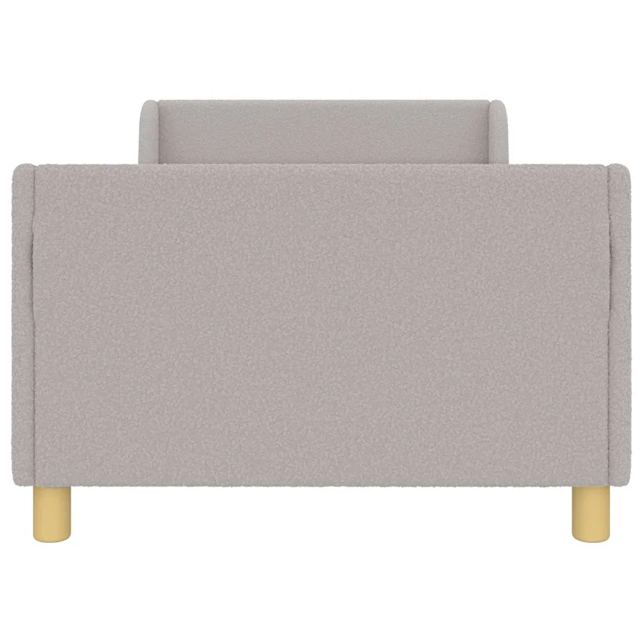 Cadre de lit pour enfants avec tête de lit Gris clair 90x200 cm - 5