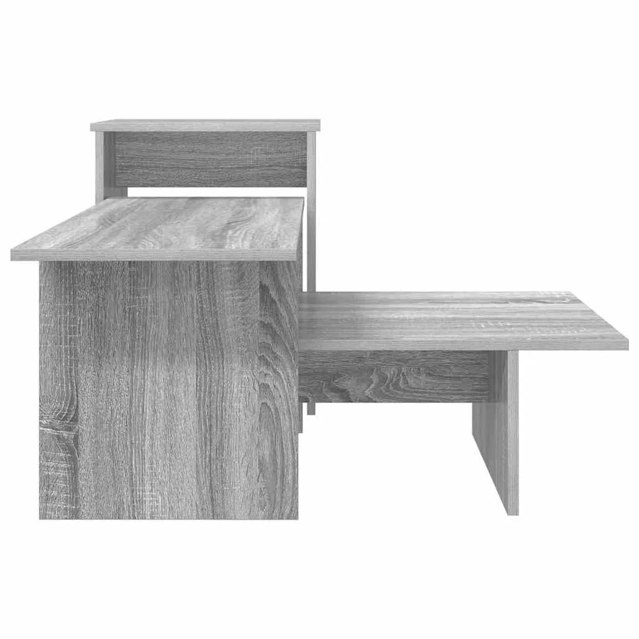 Table console Gris Sonoma 91,5 x 35 x 38,5 cm Bois d'ingénierie - 6