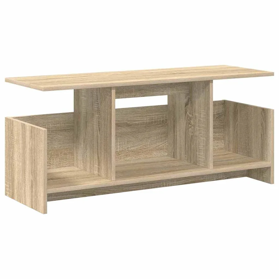 Meuble TV Chêne Sonoma 102 x 35 x 45 cm Bois d'ingénierie - 2