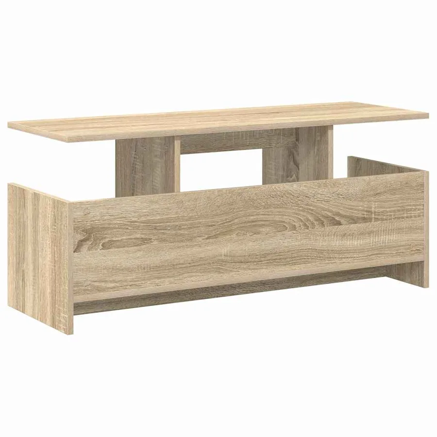 Meuble TV Chêne Sonoma 102 x 35 x 45 cm Bois d'ingénierie - 7