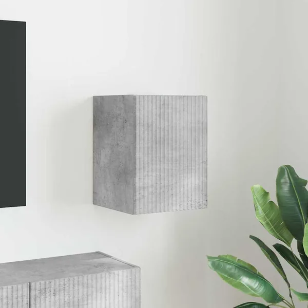 Meuble TV mural Béton 30 x 31 x 40 cm Bois d'ingénierie