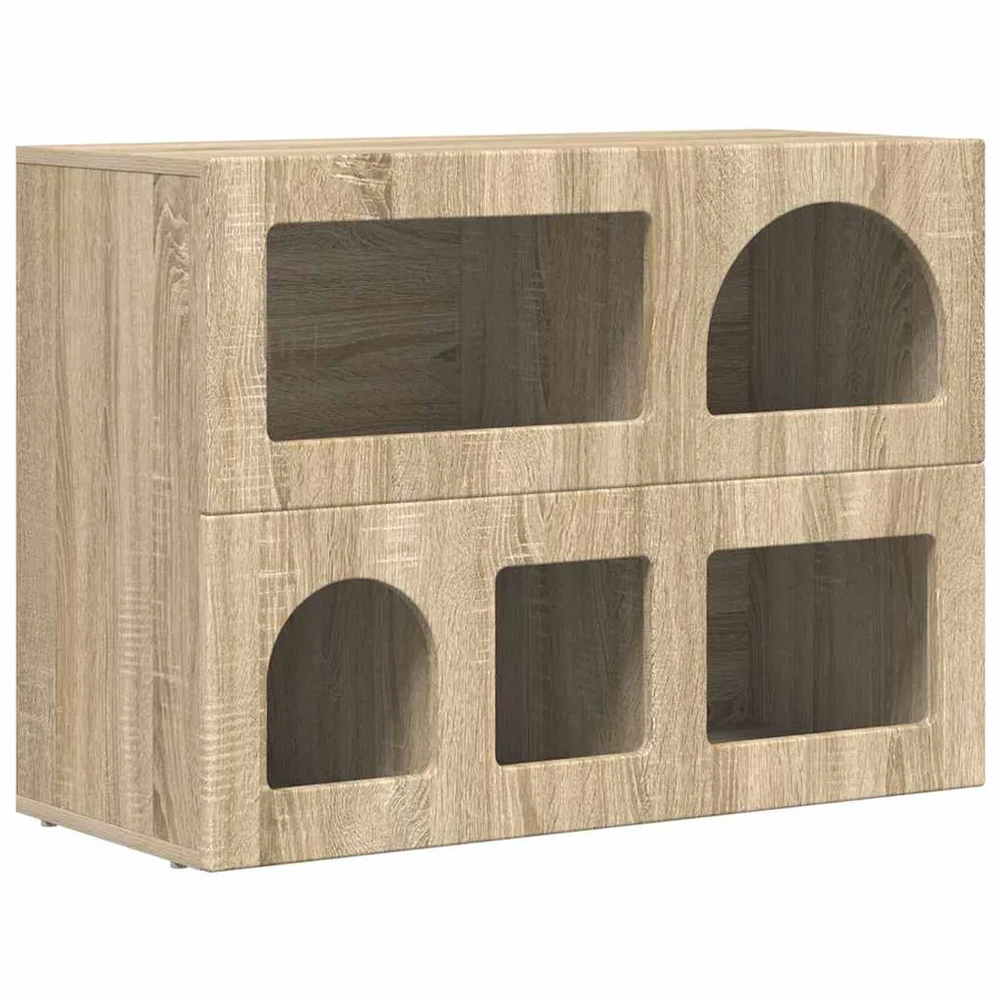 Buffet ELST Chêne Sonoma 80,5 x 35 x 59 cm Bois d'ingénierie - 2