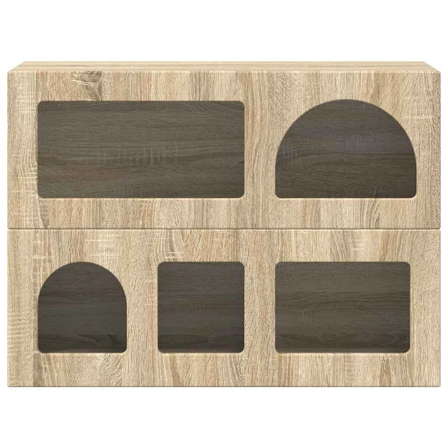 Buffet ELST Chêne Sonoma 80,5 x 35 x 59 cm Bois d'ingénierie - 6