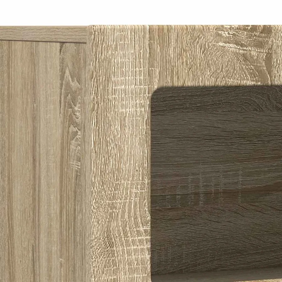 Buffet ELST Chêne Sonoma 80,5 x 35 x 59 cm Bois d'ingénierie - 9
