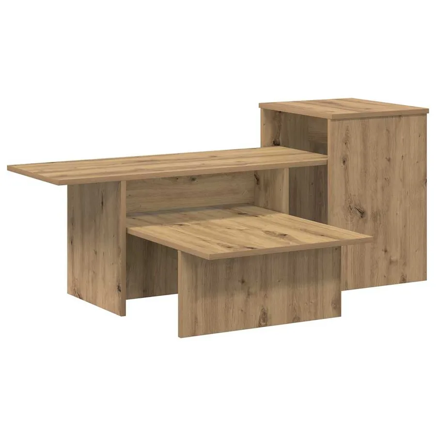Table console Chêne artisanal 91,5 x 35 x 38,5 cm - 2