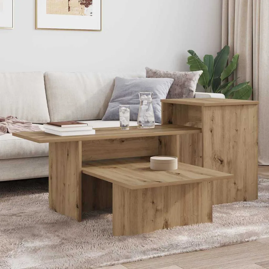 Table console Chêne artisanal 91,5 x 35 x 38,5 cm - 4