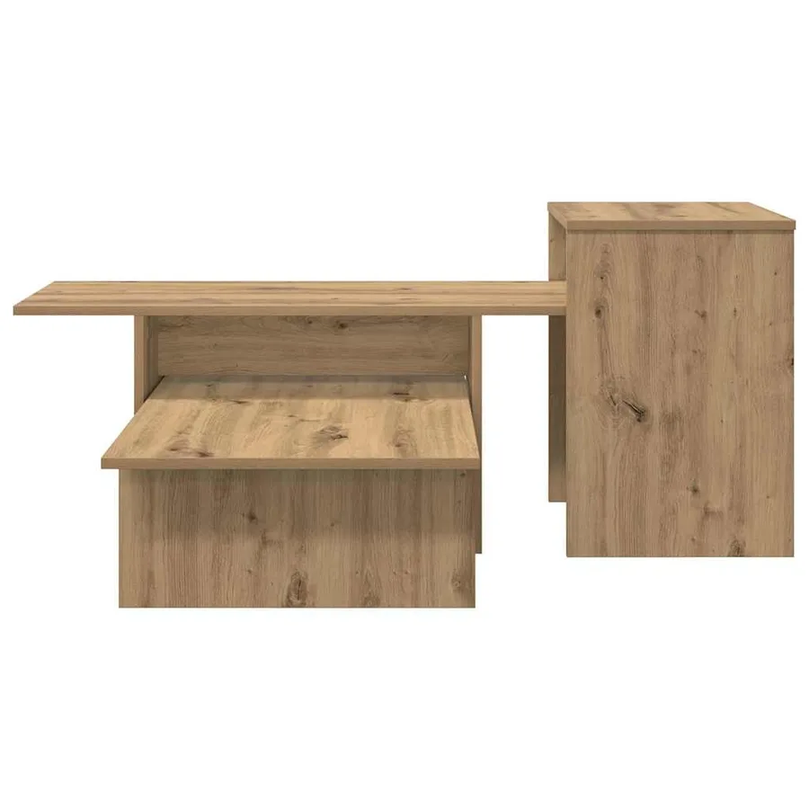 Table console Chêne artisanal 91,5 x 35 x 38,5 cm - 5