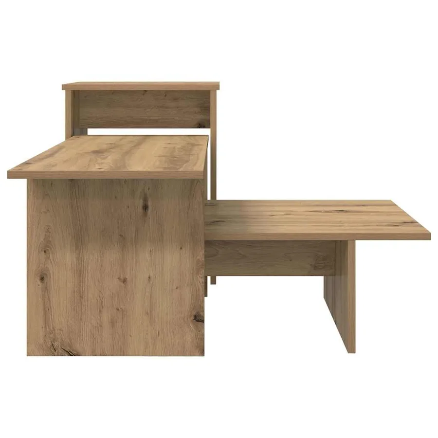 Table console Chêne artisanal 91,5 x 35 x 38,5 cm - 6