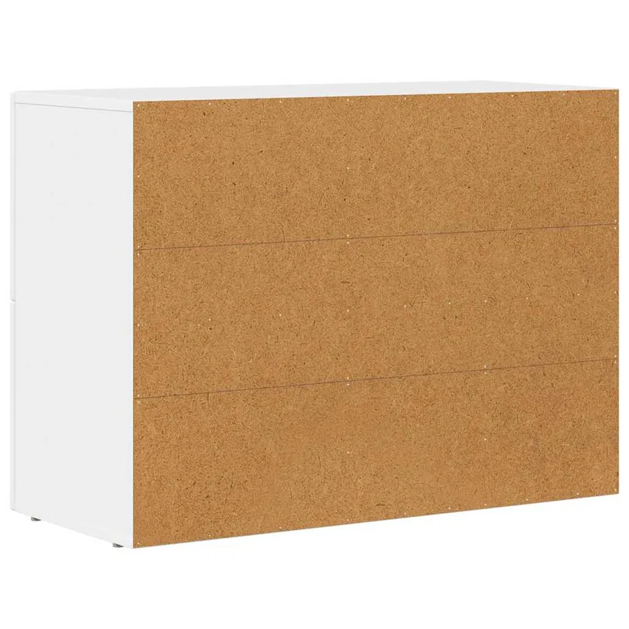 Buffet ELST Blanc 80,5 x 35 x 59 cm Bois d'ingénierie - 6