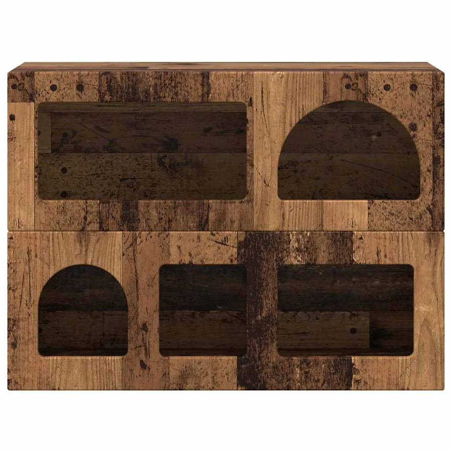 Buffet ELST Bois ancien 80,5 x 35 x 59 cm Bois d'ingénierie - 2