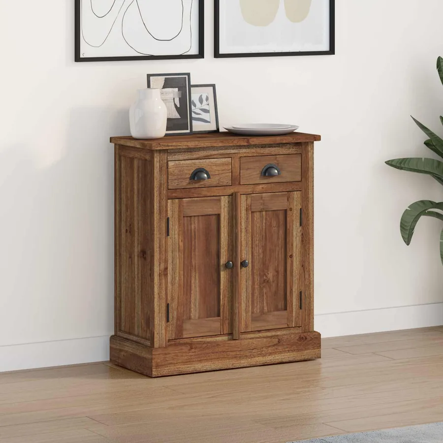 Armoire de rangement avec tiroir Naturel 65 x 30 x 75 cm