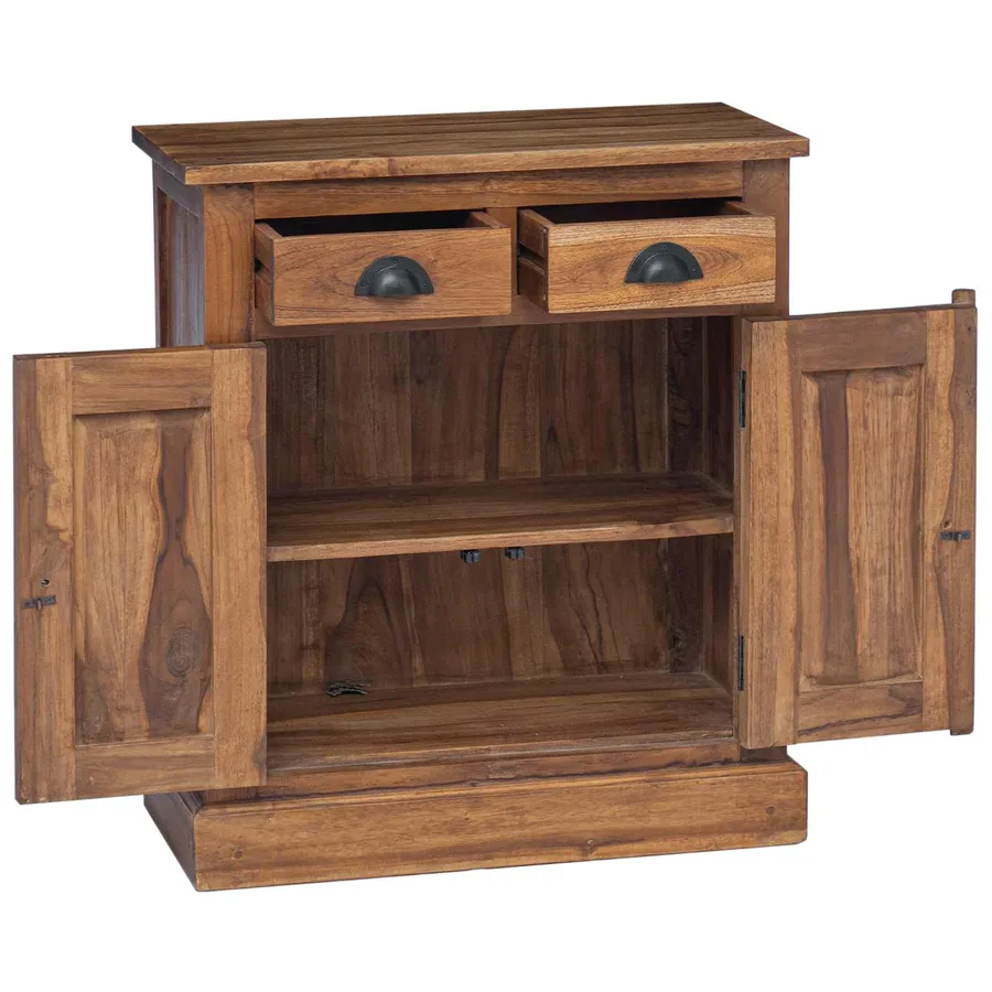 Armoire de rangement avec tiroir Naturel 65 x 30 x 75 cm - 5
