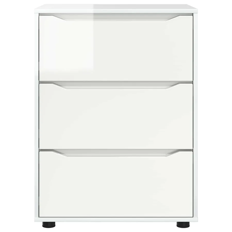 Armoire de rangement Blanc brillant 60 x 48 x 81 cm - 7