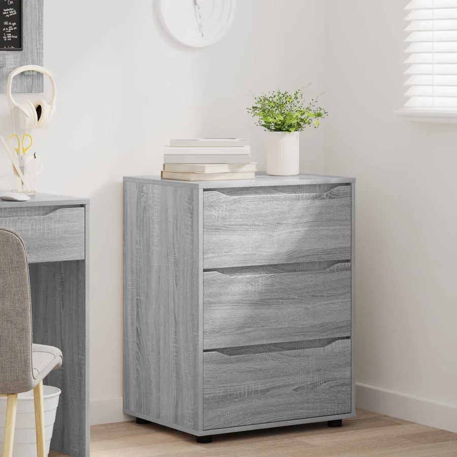 Armoire de rangement Gris Sonoma 60 x 48 x 81 cm - 5