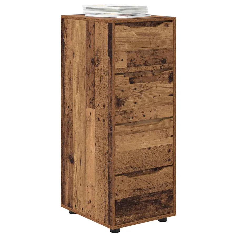Armoire de rangement Bois Ancien 40 x 48 x 105 cm - 3