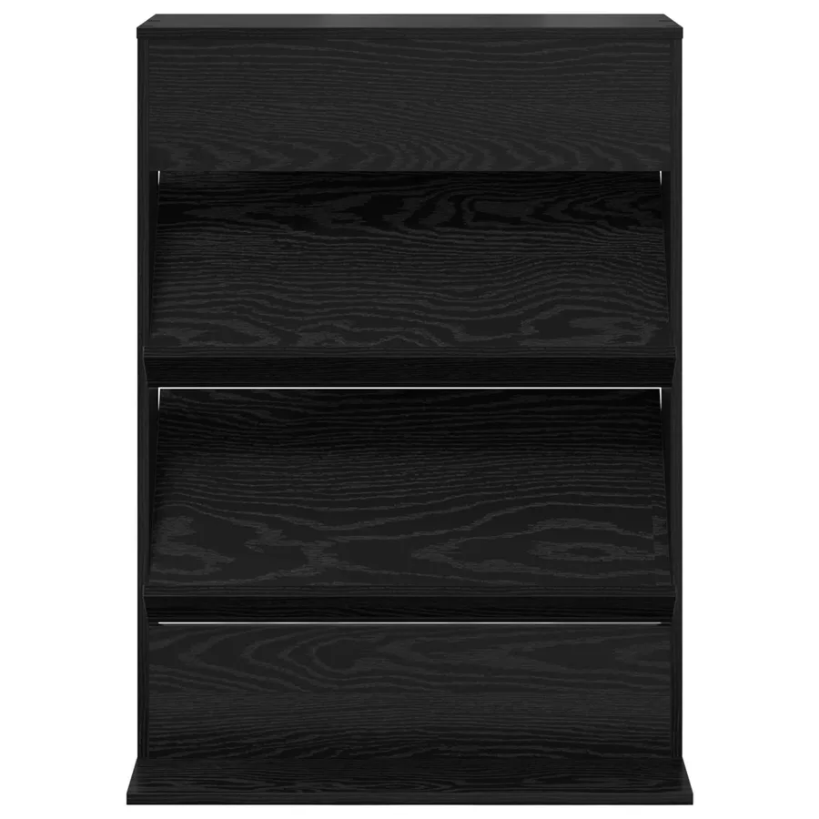 Étagère à magazines avec étagère Chêne noir 70 x 41 x 96 cm - 5
