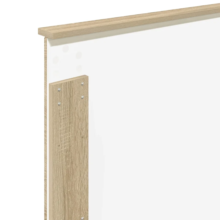 Cadre de lit Chêne Sonoma 75 x 190 cm Pin massif - 11