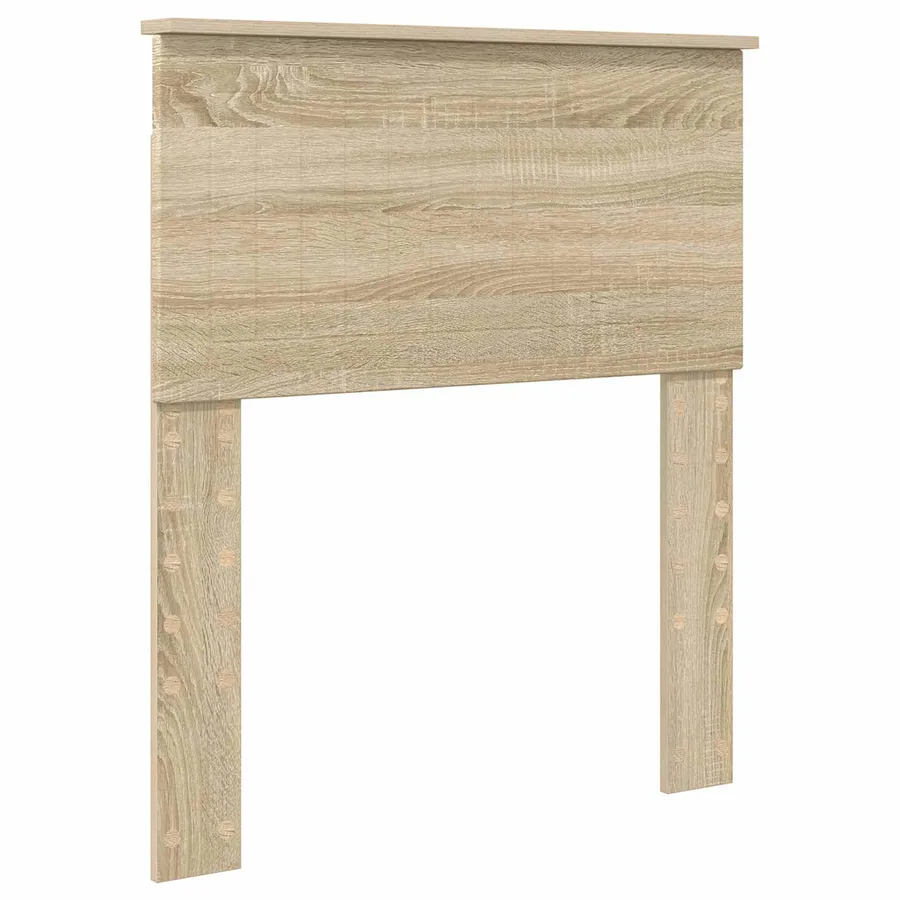 Cadre de lit Chêne Sonoma 75 x 190 cm Pin massif - 6