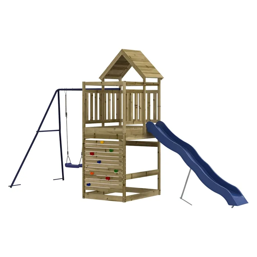 Aire de jeux d'extérieur bois de pin imprégné - 2