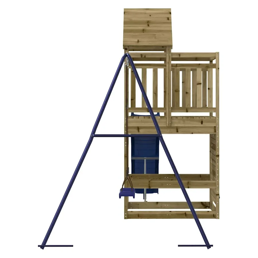Aire de jeux d'extérieur bois de pin imprégné - 4