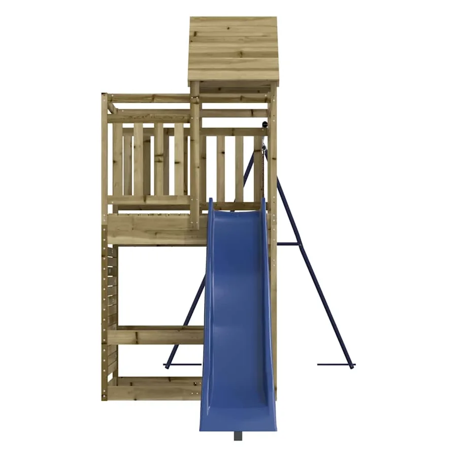 Aire de jeux d'extérieur bois de pin imprégné - 5